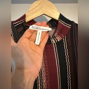 BCBG mock neck dress